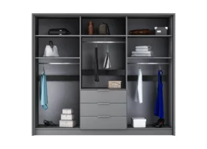 Bangkok-wardrobe-graphite-no-doors-interior-with-clothes