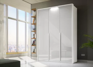 Rauch-Purisma-3-hinged-door-wardrobe-151cm-width-white-glass-with-carcass